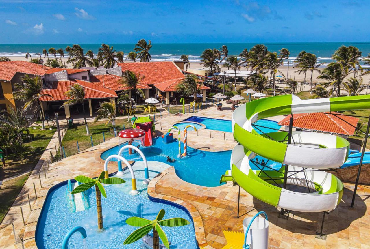 Jangadeiro Praia Hotel Resort - Parque Aquatico E Pe Na Areia Aquiraz Exteriör bild