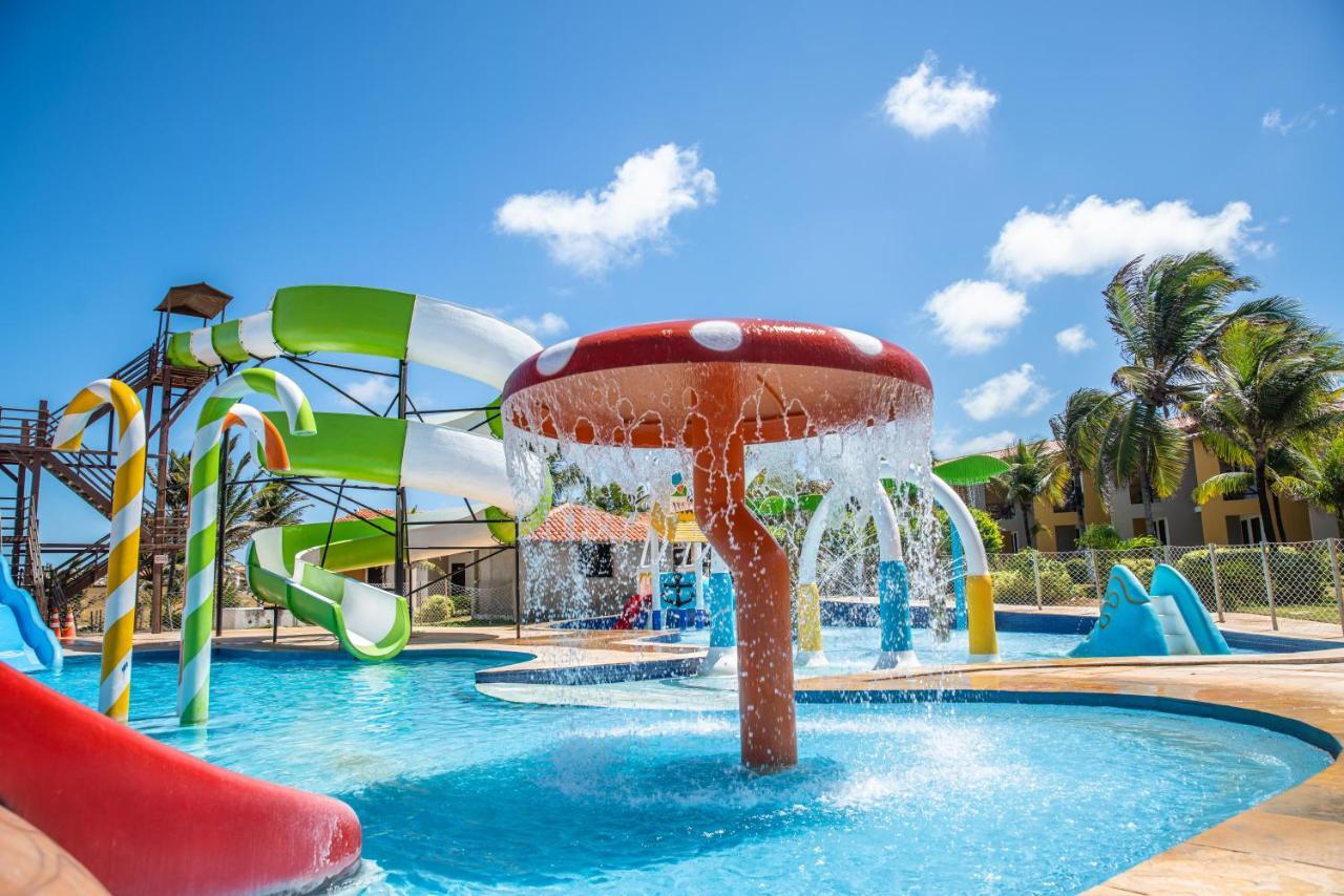 Jangadeiro Praia Hotel Resort - Parque Aquatico E Pe Na Areia Aquiraz Exteriör bild