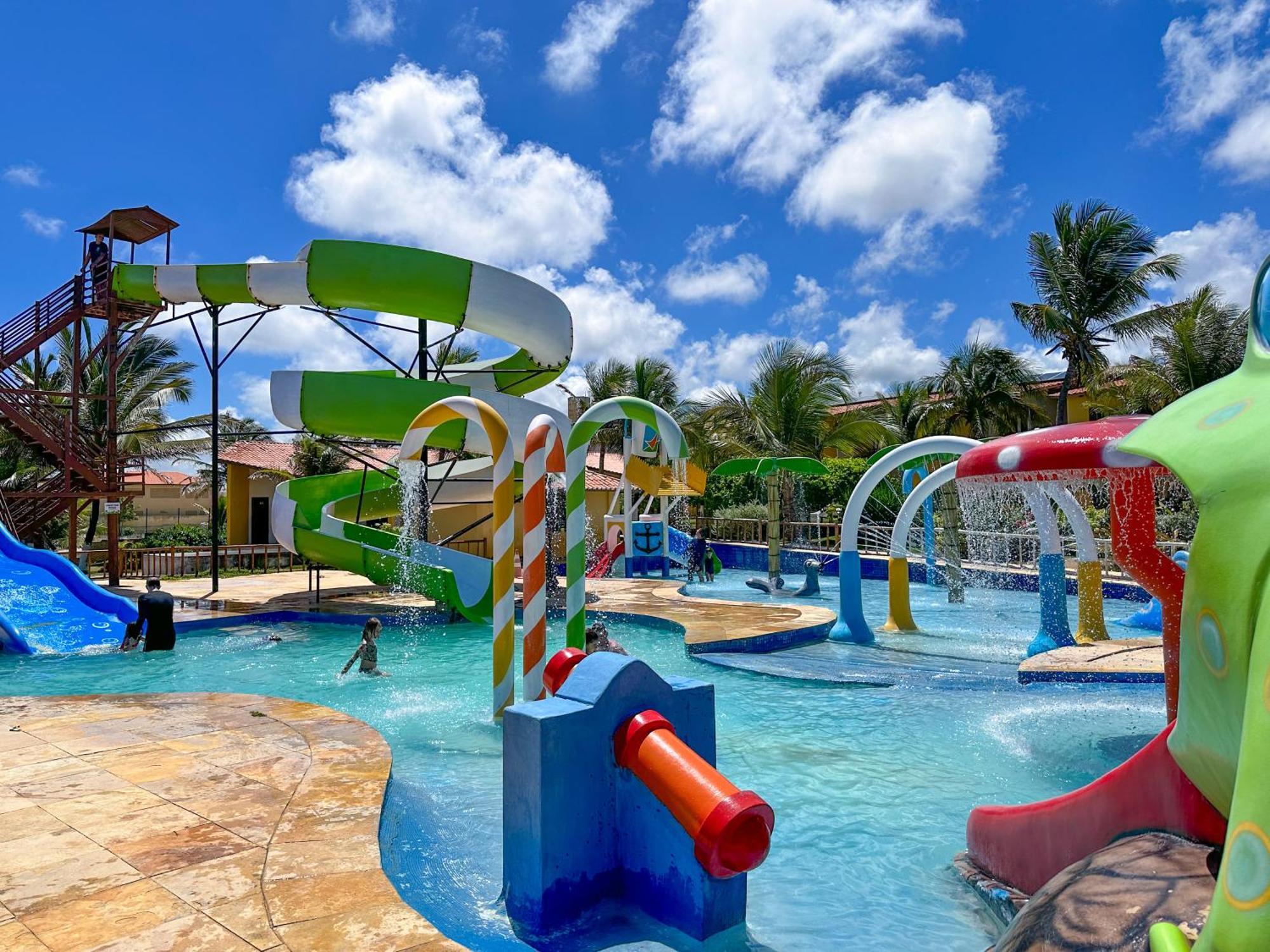 Jangadeiro Praia Hotel Resort - Parque Aquatico E Pe Na Areia Aquiraz Exteriör bild