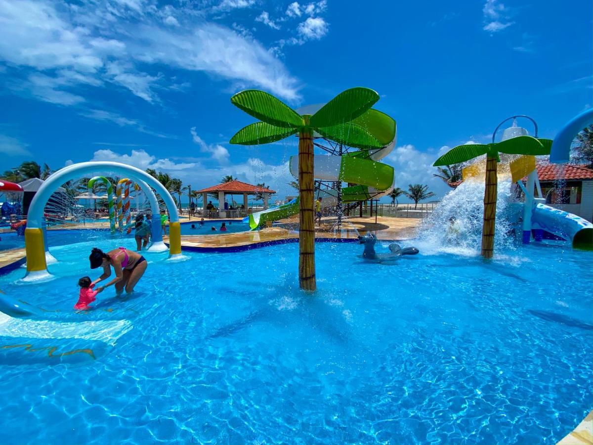 Jangadeiro Praia Hotel Resort - Parque Aquatico E Pe Na Areia Aquiraz Exteriör bild